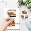 8Pcs 8 Styles Rectangle Plastic Window Stickers DIY-WH20015-018-3
