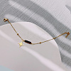 Natural Tiger Eye Column Link Bracelets SZ2412-3-1
