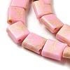 Synthetic Imperial Jasper Beads Strands G-F762-A08-01-4