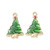 Alloy Enamel Pendants X-ENAM-O049-01G-3