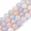 Natural Morganite Beads Strands G-R460-014-01-1