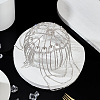 Rhinestone Mesh Headpiece Cap OHAR-WH0021-47S-5