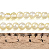 Baking Paint Transparent Glass Beads X1-DGLA-N011-6mm-02-4