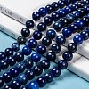 Natural Lapis Lazuli Beads Strands G-G087-8mm-6