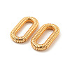 Brass Linking Rings KK-P255-12G-2