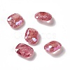 Crackle Moonlight Style K9 Glass Rhinestone Cabochons RGLA-J025-B-IO-3