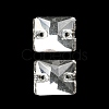 Glass Connector Charms GLAA-A006-09A-1