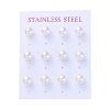 Plastic Imitation Pearl Stud Earrings LS-STAS-D0001-03-P-3