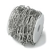 Tarnish Resistant 304 Stainless Steel Oval Link Chains CHS-K018-06P-3