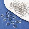 Tarnish Resistant 304 Stainless Steel Open Jump Rings STAS-Q186-02-8x1.2mm-5