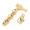 Brass Lobster Claw Clasps KK-CBA8E8C-01G-2