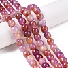 Dyed Natural White Jade Beads Strands G-T138-D07-1