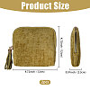 Velvet Jewelry Storage Zipper Bags with Tassel ABAG-WH0072-029-2