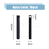 16Pcs 4 Colors 201 Stainless Steel Pendants STAS-DC0015-98-2