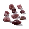 Rough Raw Natural Strawberry Quartz Beads G-K314-02-2