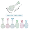 Olycraft 48Pcs 6 Styles Dummy Bottle Transparent Resin Cabochon RESI-OC0001-49-2