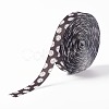 Single Face Volleyball Printed Polyester Grosgrain Ribbons SRIB-P019-01-2