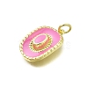 Brass Enamel Pendants X-KK-K400-20G-02-2