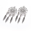 Tibetan Style Alloy Pendants TIBE-Q054-14TAS-NR-2