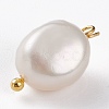 Natural Keshi Pearl Pendants PALLOY-JF00594-04-3