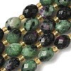 Natural Ruby in Zoisite Beads Strands G-F809-A49-01-3