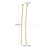 Brass Ball Head Pins X-RP0.7x70mm-G-5