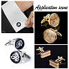 Unicraftale Man's 304 Stainless Steel Cufflinks Findings STAS-UN0017-56-5