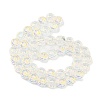 AB Color Plated Electroplate Glass Transparent Beads Strands EGLA-G037-10A-AB01-2