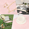 2Pcs 2 Colors Square Acrylic Fibers Carpet Mat AJEW-CN0003-11C-4