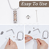 DIY Stainless Steel Pendant Necklaces Making Kits DIY-CN0003-75P-6