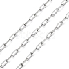 304 Stainless Steel Paperclip Chains CHS-M009-04P-01-1