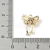 Brass Micro Pave Cubic Zirconia Pendants KK-M326-18B-G-3