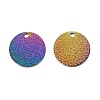 Ion Plating(IP) 304 Stainless Steel Charms STAS-I157-08A-M-2
