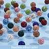 PandaHall Elite 60Pcs Polymer Clay Rhinestone Beads RB-PH0001-26-4