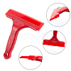 4Pcs 4 Colors PP Plastic Car Ice Scrapers AJEW-GL0001-38-4