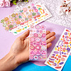 6 Styles Laser Plastic Stickers AJEW-TA0001-62-5