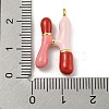 Brass Enamel Pendants KK-E093-03G-H-3