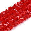 Opaque Glass Beads Strands GLAA-N019-4mm-02-1