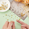 160Pcs 10 Style Brass Beads KK-BC0013-01-3