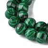 Synthetic Malachite Beads Strands G-H023-A05-01-4