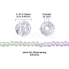 Transparent Glass Beads Strands GLAA-YW0001-59C-4
