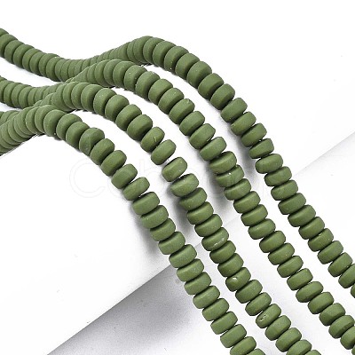 Handmade Polymer Clay Beads Strands LS-CLAY-N008-104-1