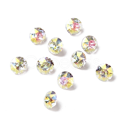 Light AB Style Glass Rhinestone Cabochons RGLA-J014-A-001LA-1
