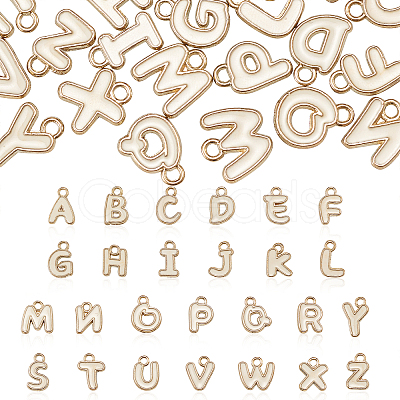 Golden Plated Alloy Enamel Charms ENAM-CJ0001-18A-1