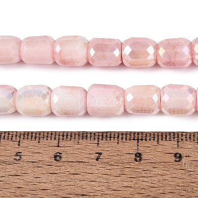 Anti-Tarnish Electroplate Glass Beads Strands EGLA-N027-03A-07-1