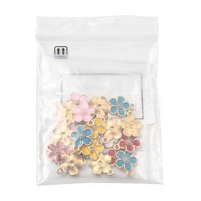 10Pcs Alloy Enamel Pendants FIND-FS0005-32B-1