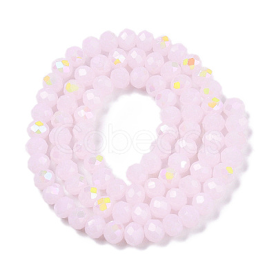 Electroplate Glass Beads Strands EGLA-A044-J6mm-L02-1