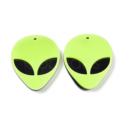 Opaque Acrylic Pendants MACR-P023-01E-1