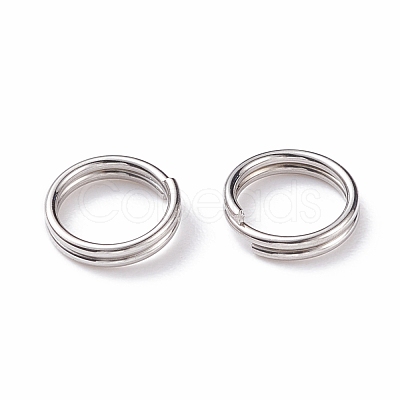 Non-Tarnish 304 Stainless Steel Split Rings STAS-K155-07P-1
