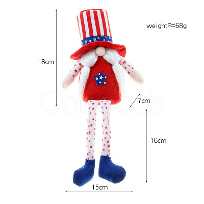 Independence Day Cloth Rudolph Doll GUQI-PW0004-53B-1